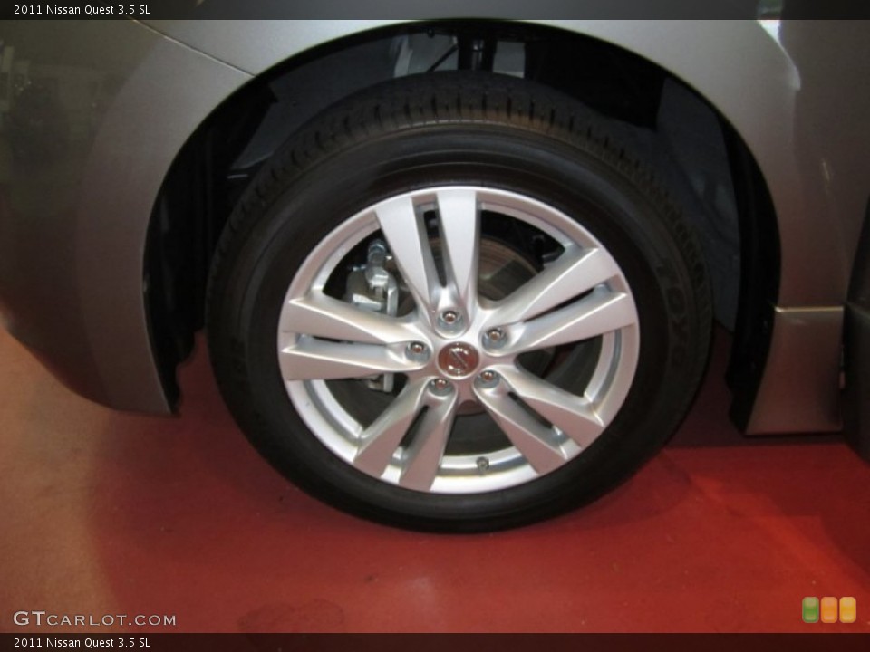 2011 Nissan Quest 3.5 SL Wheel and Tire Photo #52636853