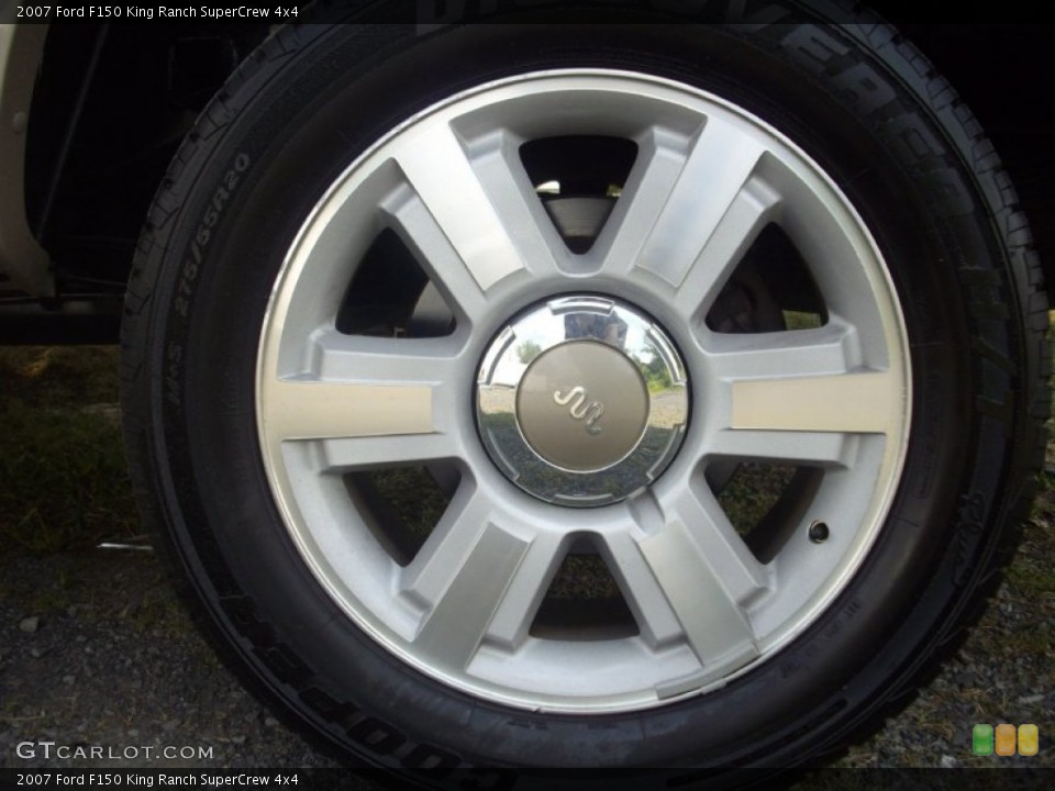 2007 Ford F150 King Ranch SuperCrew 4x4 Wheel and Tire Photo #52637849