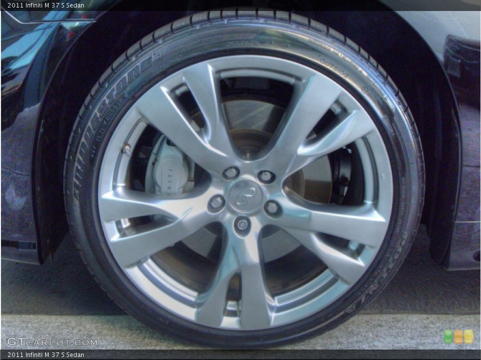 2011 Infiniti M 37 S Sedan Wheel and Tire Photo #52644212