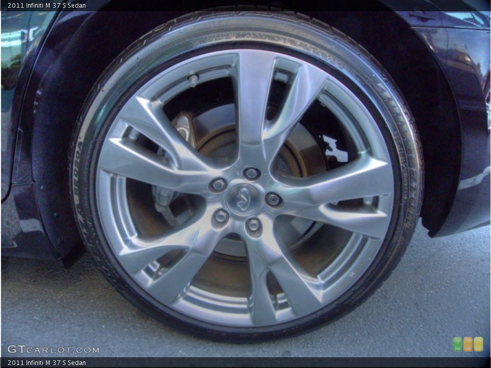 2011 Infiniti M 37 S Sedan Wheel and Tire Photo #52644227