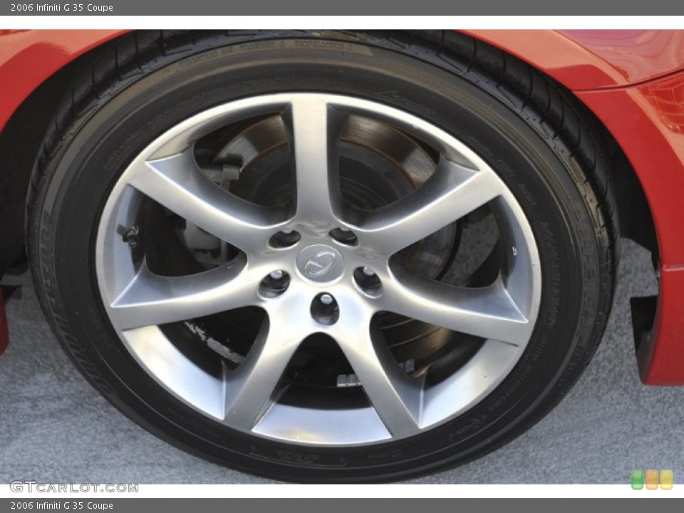 2006 Infiniti G 35 Coupe Wheel and Tire Photo #52645457