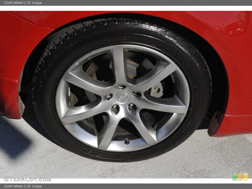 2006 Infiniti G 35 Coupe Wheel and Tire Photo #52645496