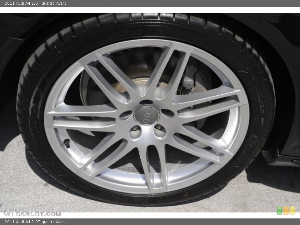 2011 Audi A4 2.0T quattro Avant Wheel and Tire Photo #52646042