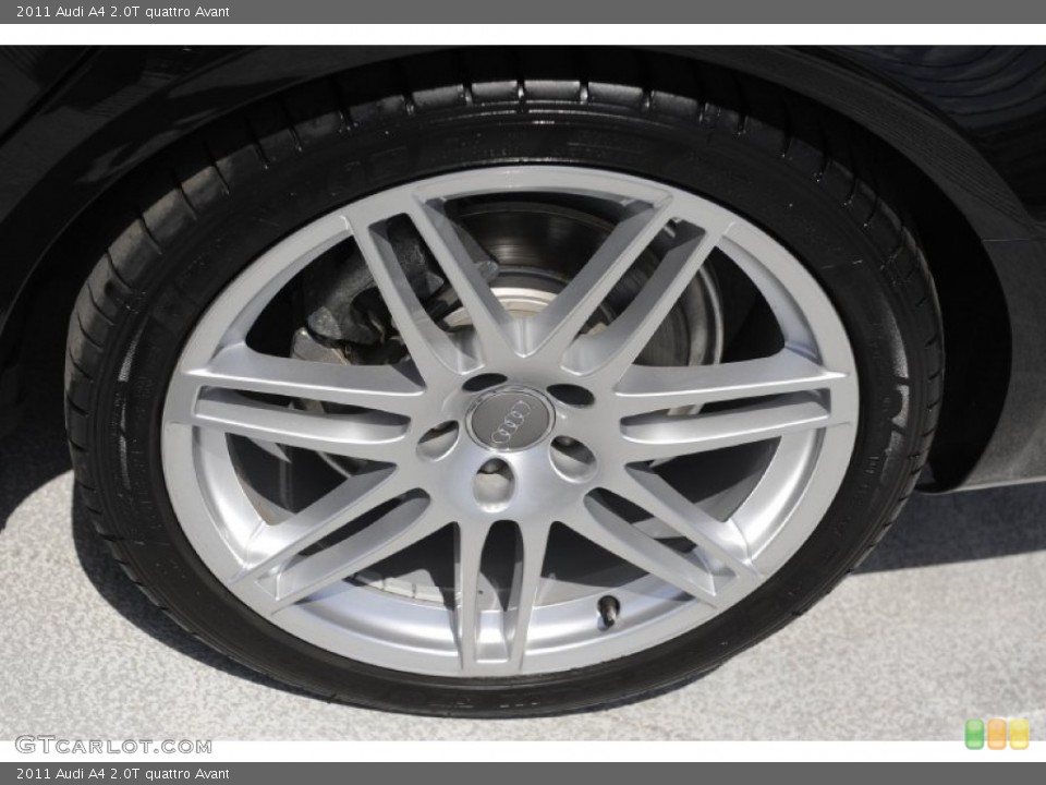 2011 Audi A4 2.0T quattro Avant Wheel and Tire Photo #52646054