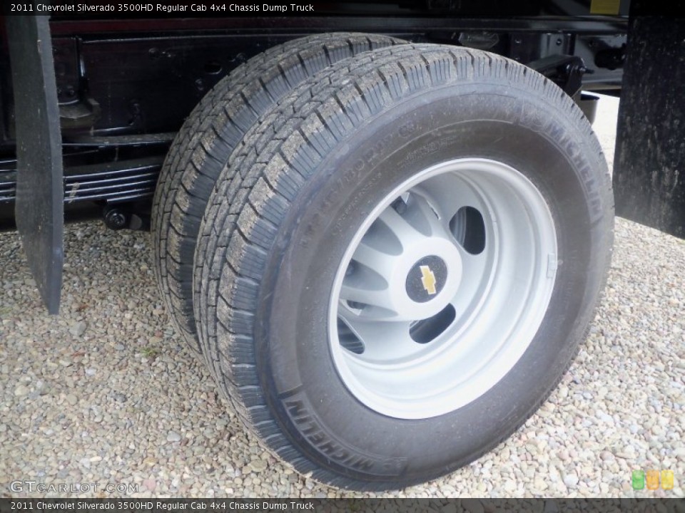 2011 Chevrolet Silverado 3500HD Regular Cab 4x4 Chassis Dump Truck Wheel and Tire Photo #52650941