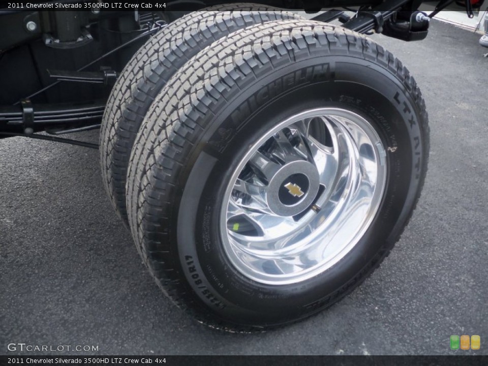 2011 Chevrolet Silverado 3500HD LTZ Crew Cab 4x4 Wheel and Tire Photo #52651403
