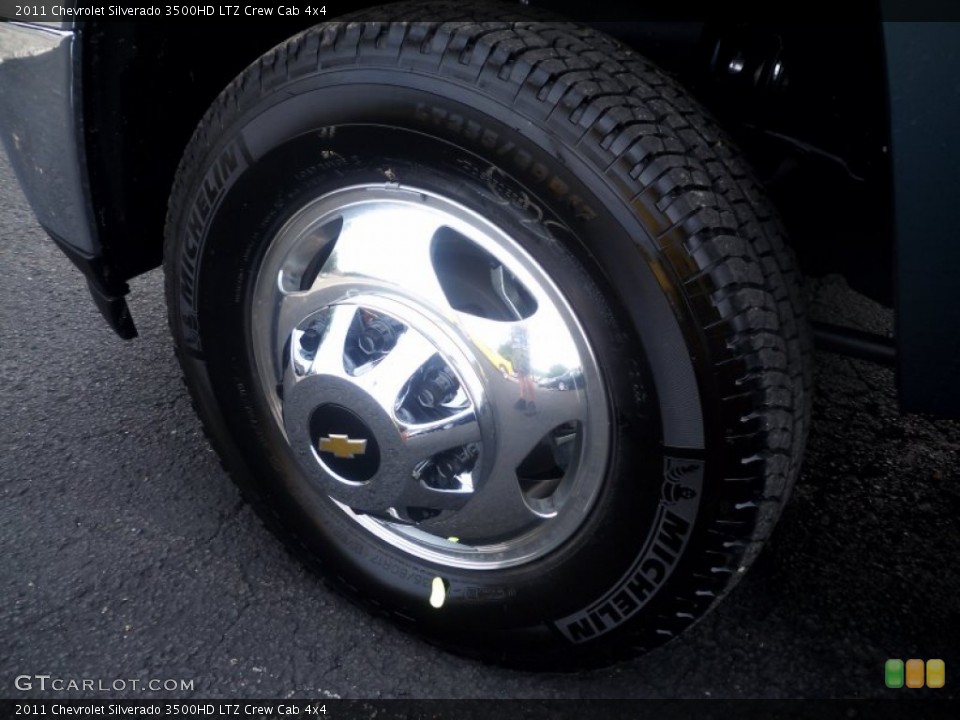 2011 Chevrolet Silverado 3500HD LTZ Crew Cab 4x4 Wheel and Tire Photo #52651430