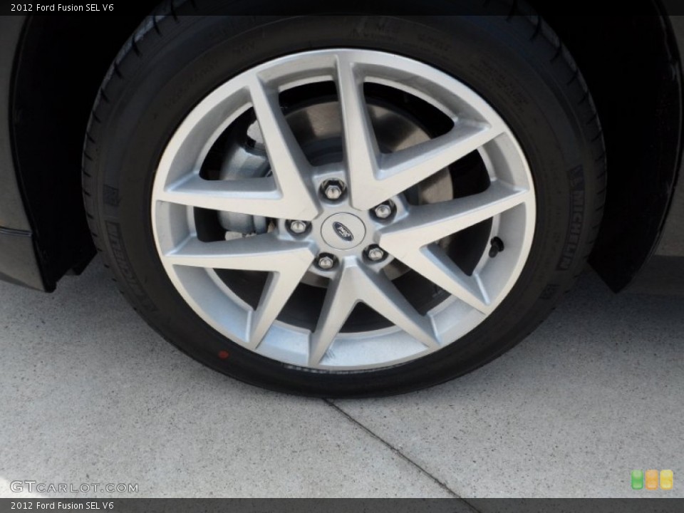 2012 Ford Fusion SEL V6 Wheel and Tire Photo #52653869