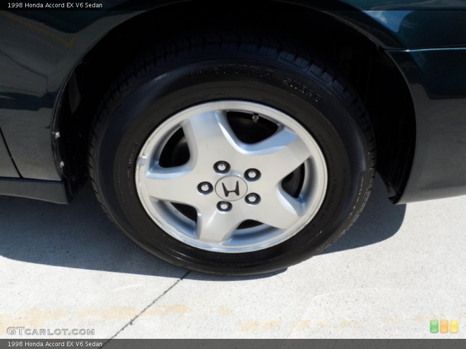 1998 Honda Accord EX V6 Sedan Wheel and Tire Photo #52656230