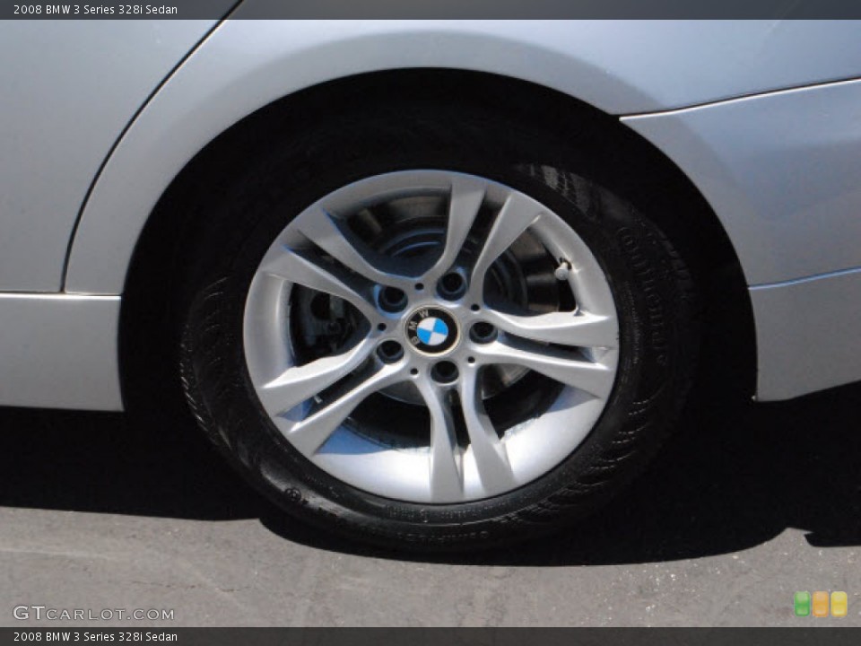2008 BMW 3 Series 328i Sedan Wheel and Tire Photo #52657895