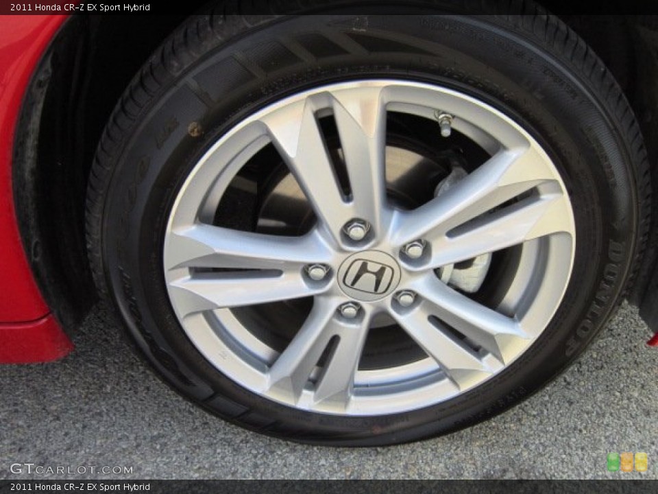 2011 Honda CR-Z EX Sport Hybrid Wheel and Tire Photo #52660113