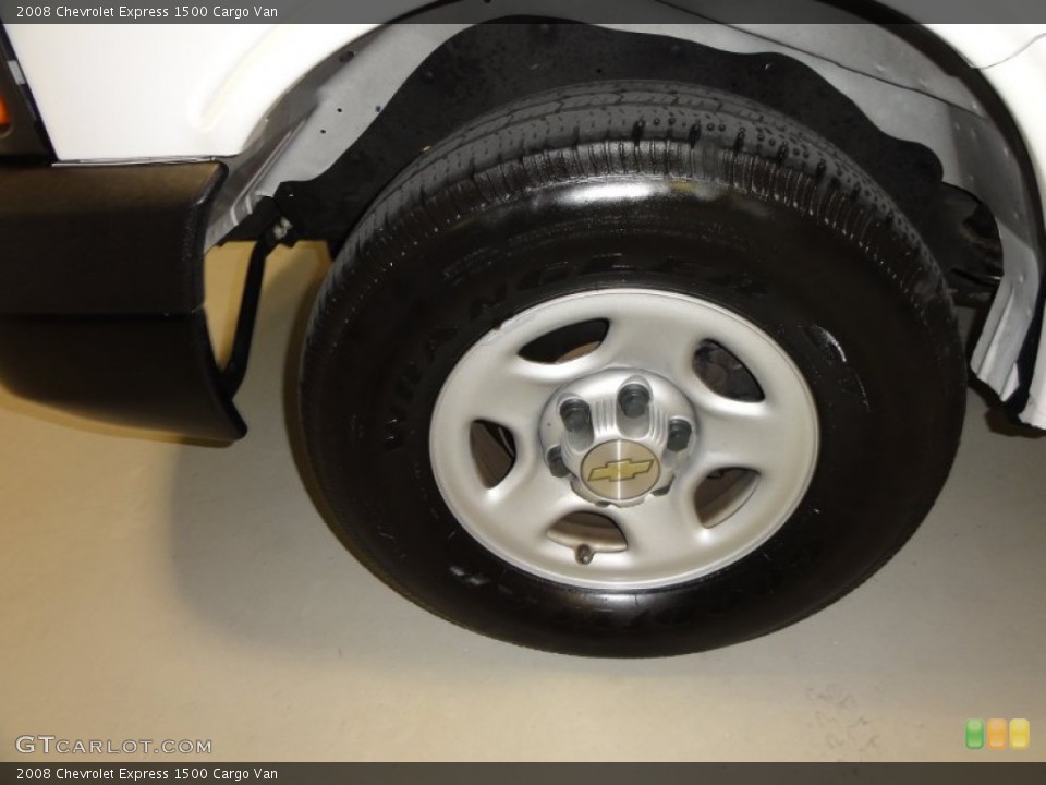2008 Chevrolet Express 1500 Cargo Van Wheel and Tire Photo #52663099