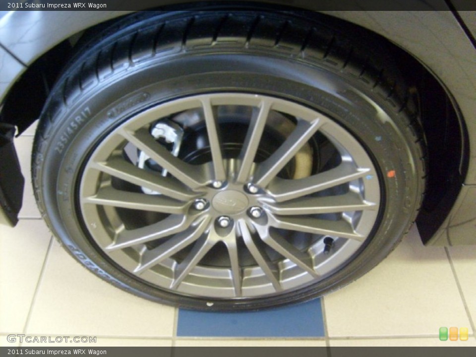 2011 Subaru Impreza WRX Wagon Wheel and Tire Photo #52669327