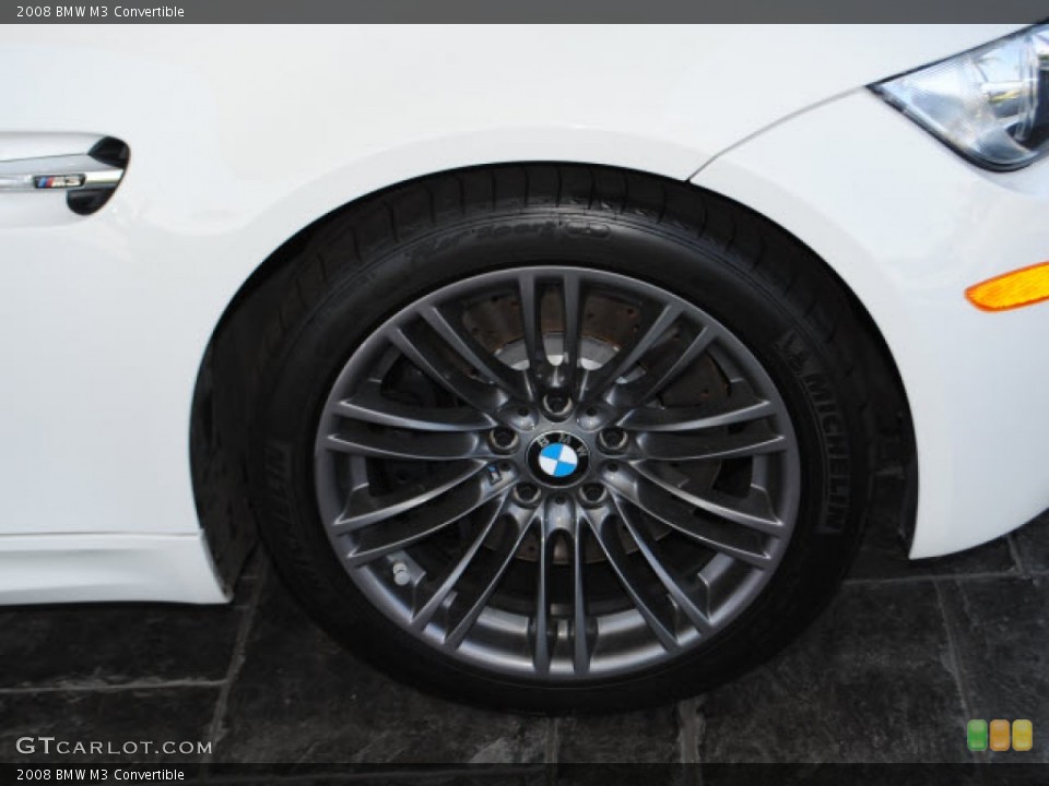 2008 BMW M3 Convertible Wheel and Tire Photo #52669360