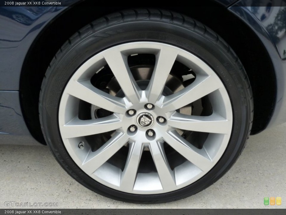 2008 Jaguar XK XK8 Convertible Wheel and Tire Photo #52669477
