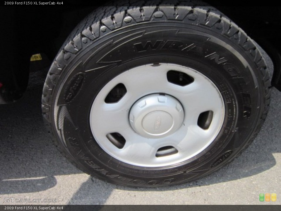 2009 Ford F150 XL SuperCab 4x4 Wheel and Tire Photo #52672219