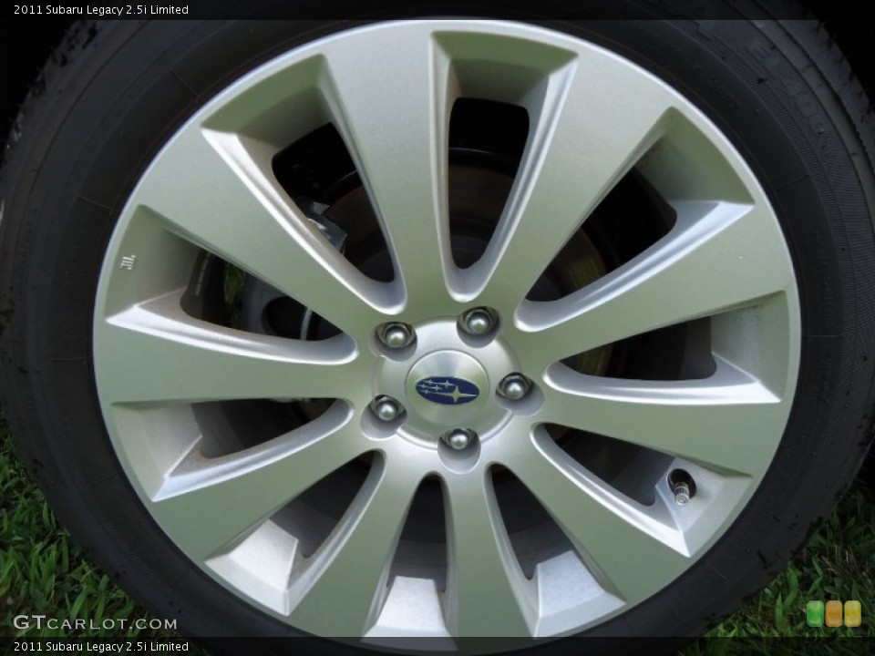 2011 Subaru Legacy 2.5i Limited Wheel and Tire Photo #52673950
