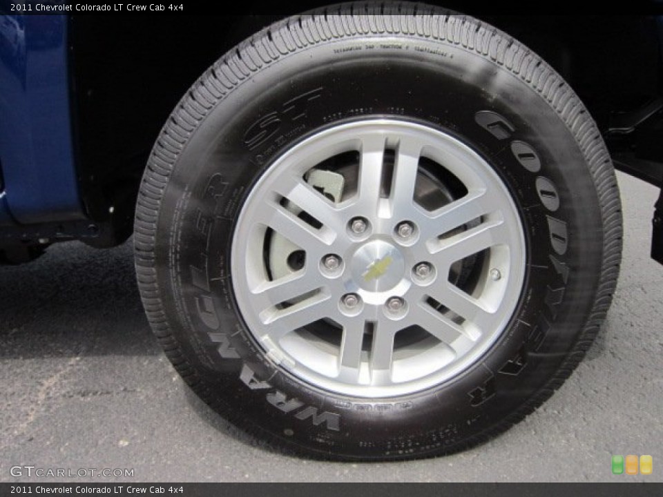 2011 Chevrolet Colorado LT Crew Cab 4x4 Wheel and Tire Photo #52675330