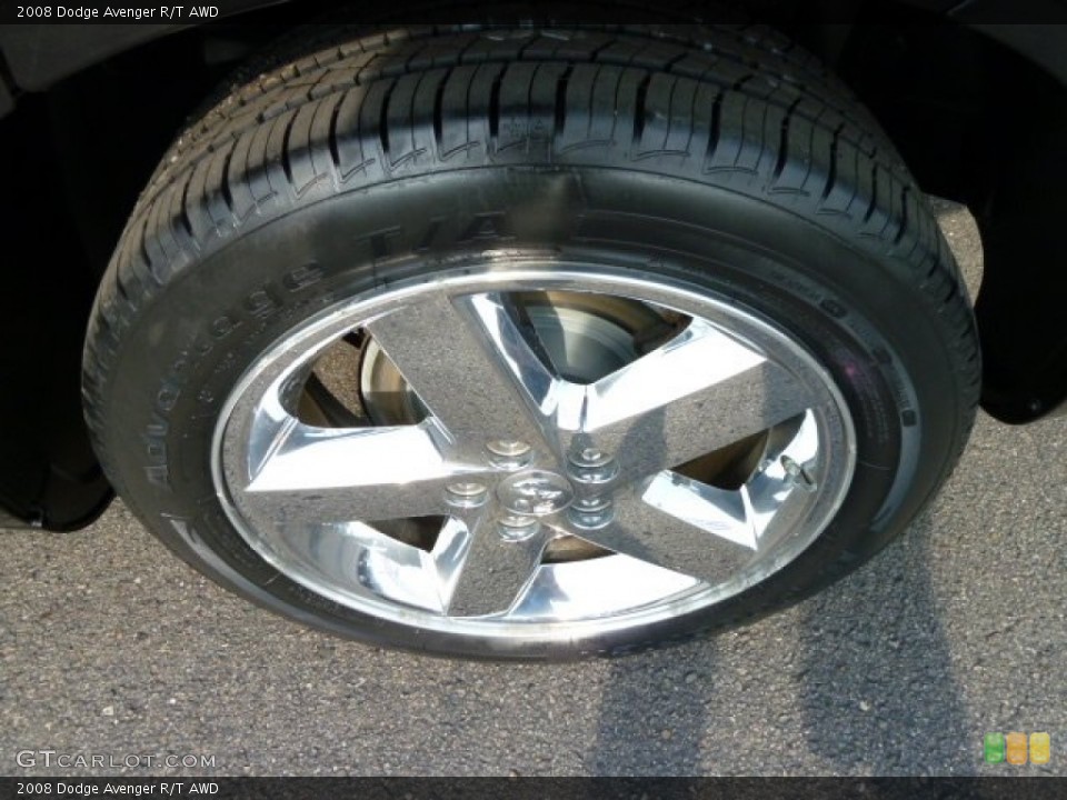 2008 Dodge Avenger R/T AWD Wheel and Tire Photo #52675336