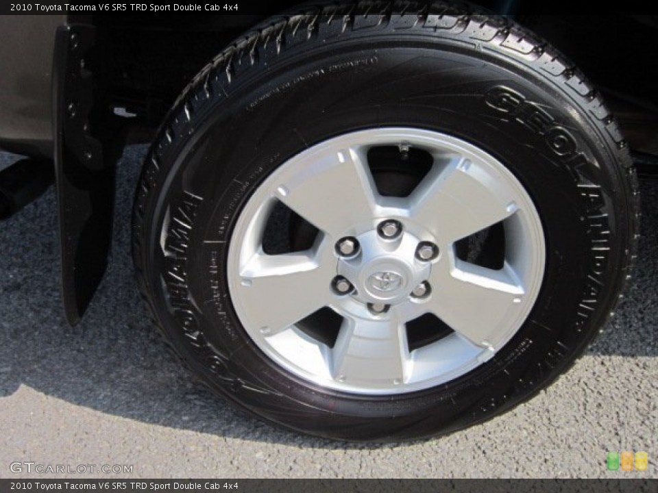 2010 Toyota Tacoma V6 SR5 TRD Sport Double Cab 4x4 Wheel and Tire Photo #52677550