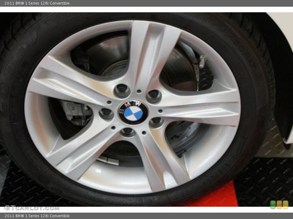 2011 BMW 1 Series 128i Convertible Wheel and Tire Photo #52678936