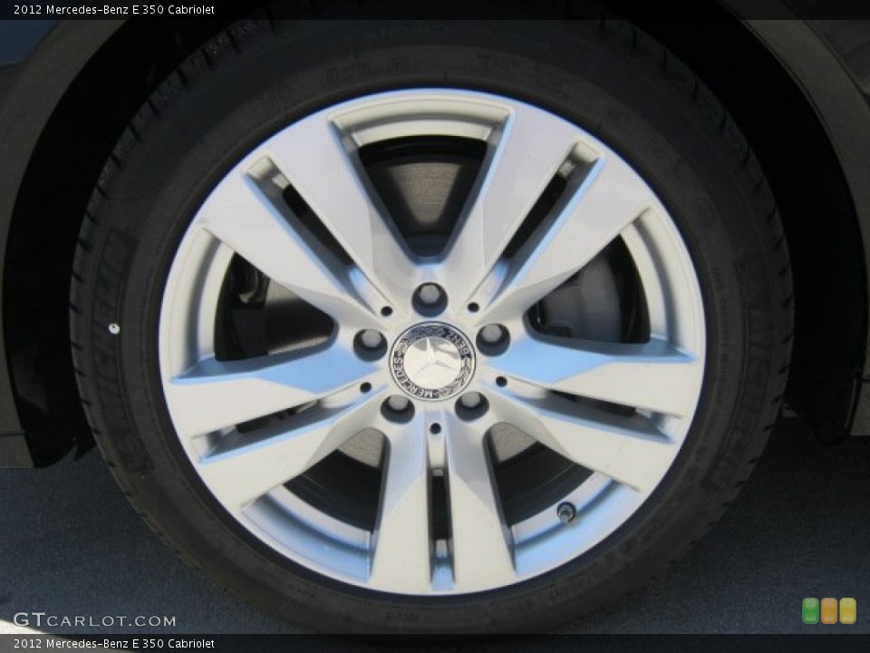2012 Mercedes-Benz E 350 Cabriolet Wheel and Tire Photo #52680003