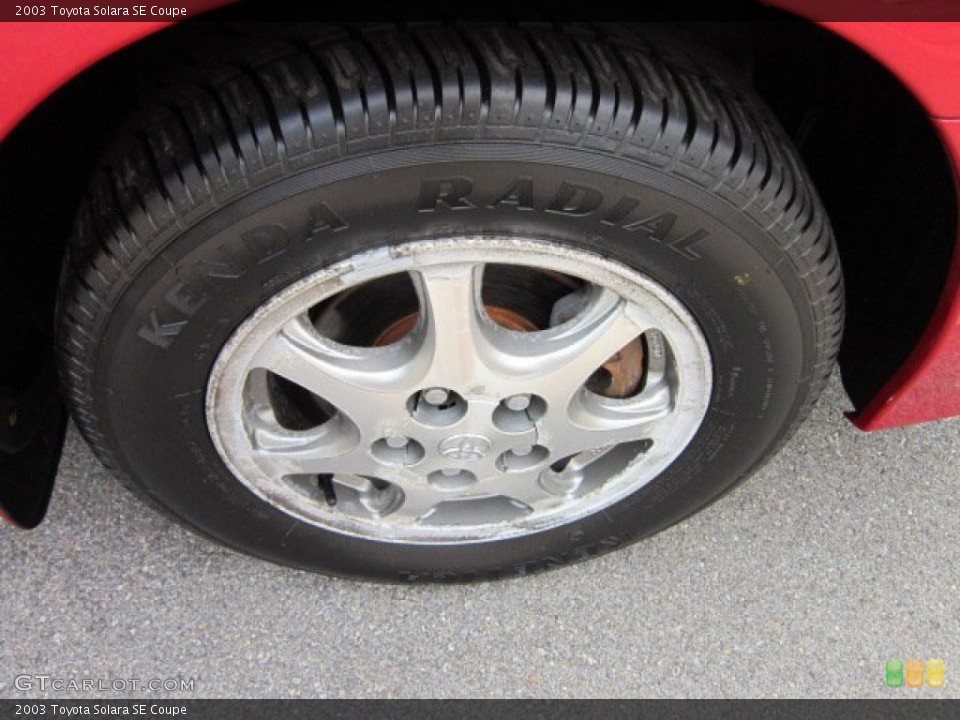 2003 Toyota Solara Wheels and Tires
