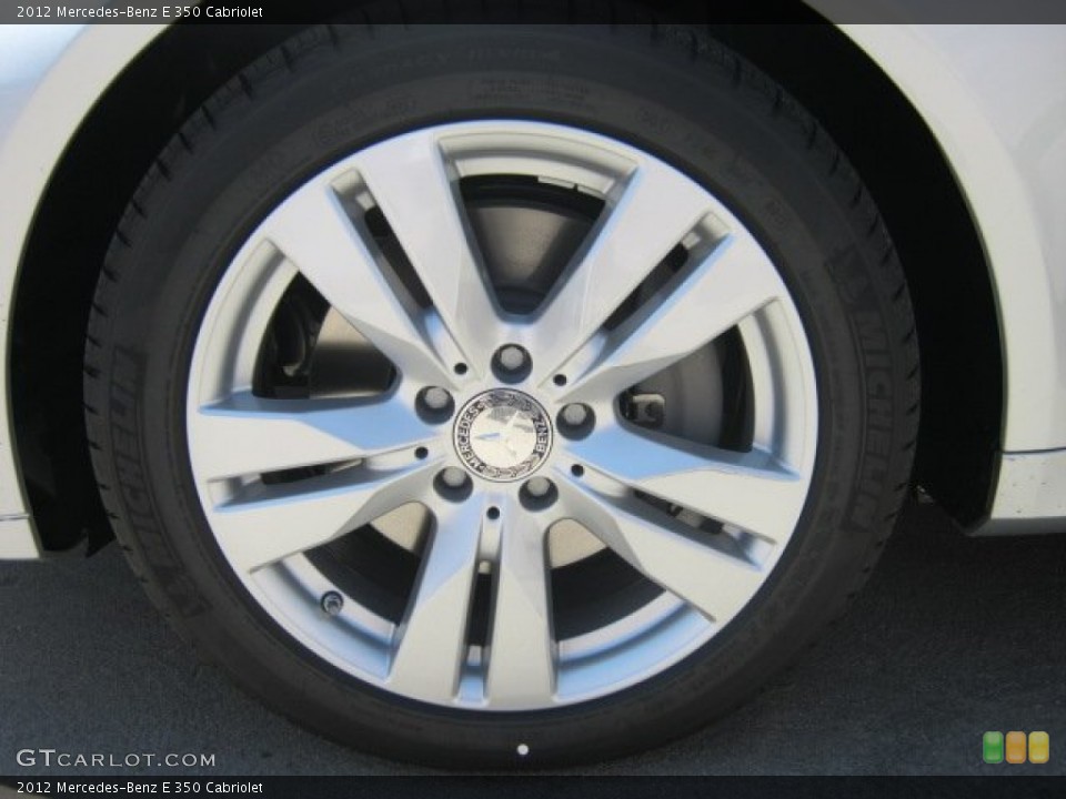 2012 Mercedes-Benz E 350 Cabriolet Wheel and Tire Photo #52680294