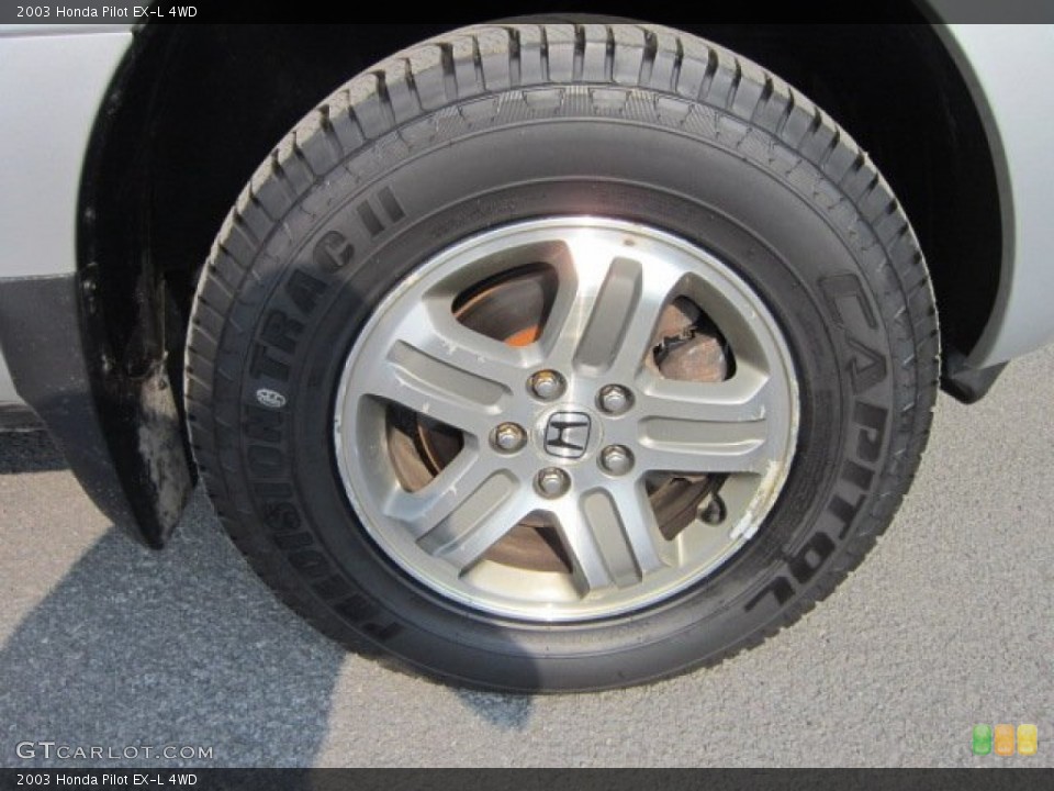 2003 Honda Pilot EX-L 4WD Wheel and Tire Photo #52680453