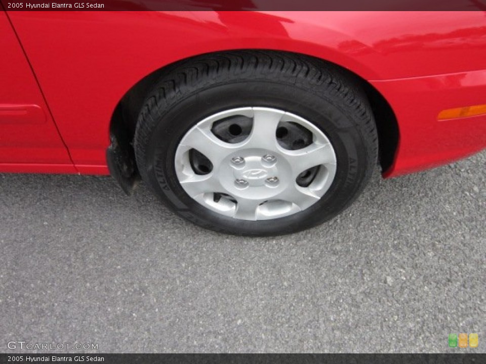 2005 Hyundai Elantra GLS Sedan Wheel and Tire Photo #52687198