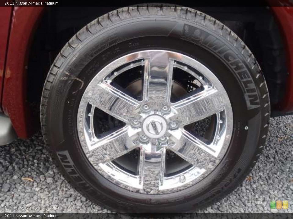 2011 Nissan Armada Platinum Wheel and Tire Photo #52689051
