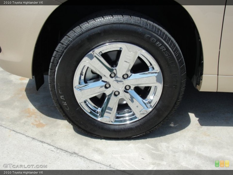 2010 Toyota Highlander V6 Wheel and Tire Photo #52695603