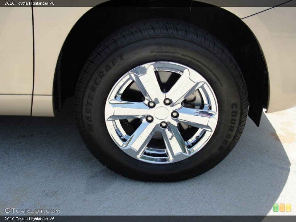 2010 Toyota Highlander V6 Wheel and Tire Photo #52695642