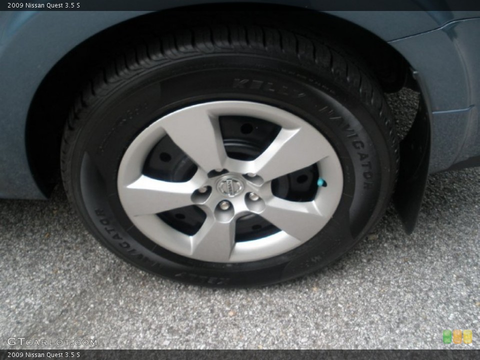 2009 Nissan Quest 3.5 S Wheel and Tire Photo #52701543