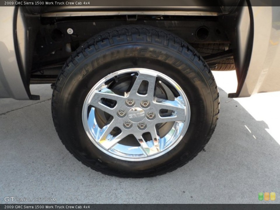 2009 GMC Sierra 1500 Custom Wheel and Tire Photo #52702017