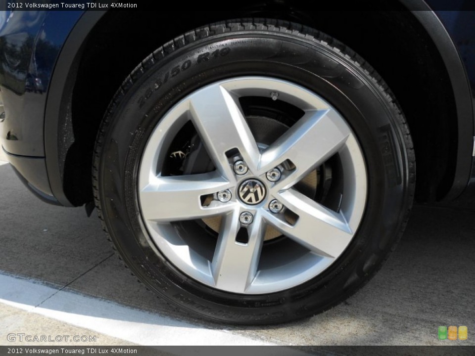 2012 Volkswagen Touareg TDI Lux 4XMotion Wheel and Tire Photo #52704330