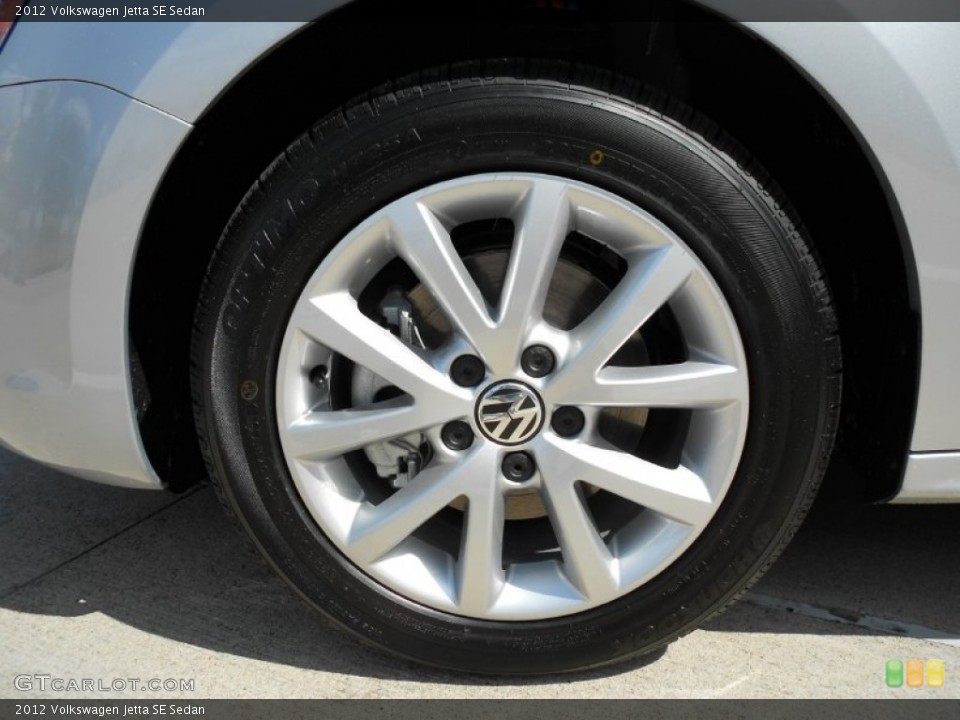 2012 Volkswagen Jetta SE Sedan Wheel and Tire Photo #52705338