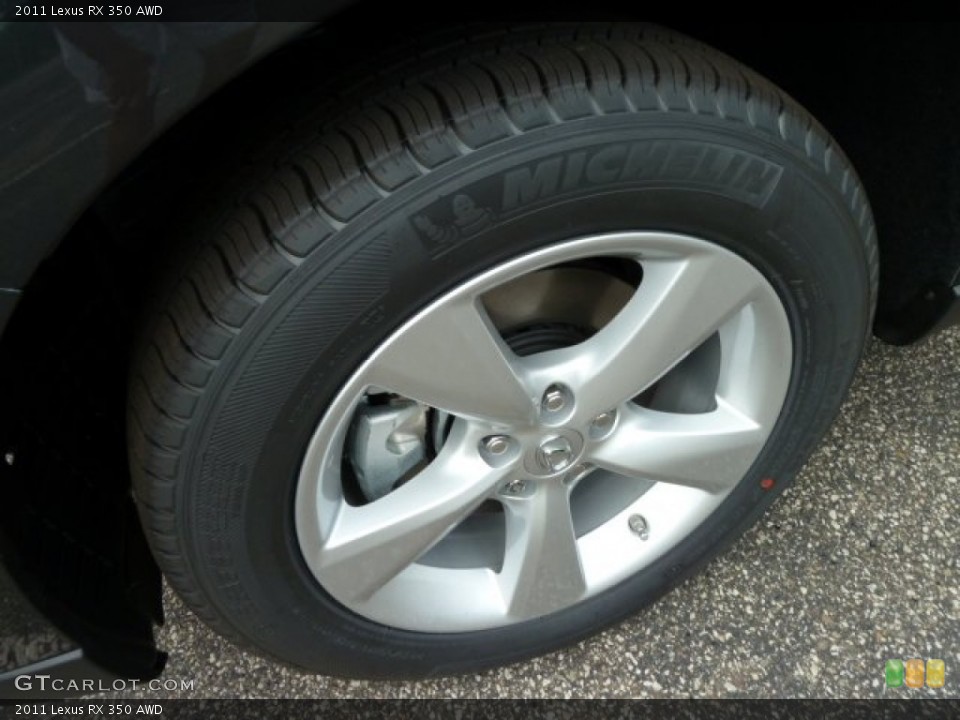 2011 Lexus RX 350 AWD Wheel and Tire Photo #52707237