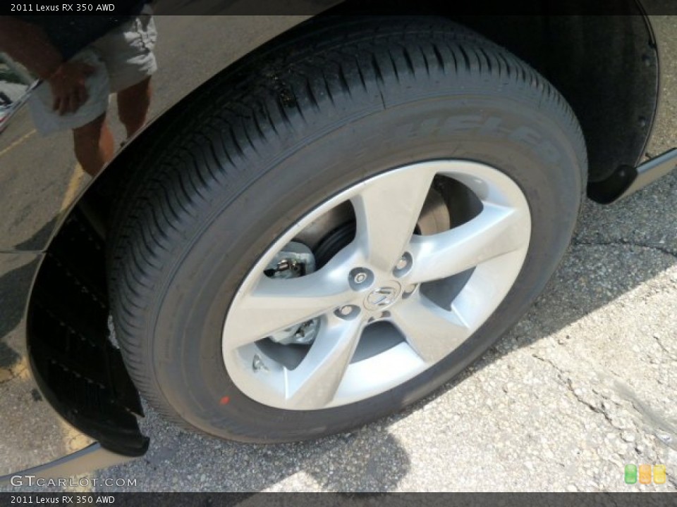 2011 Lexus RX 350 AWD Wheel and Tire Photo #52707525