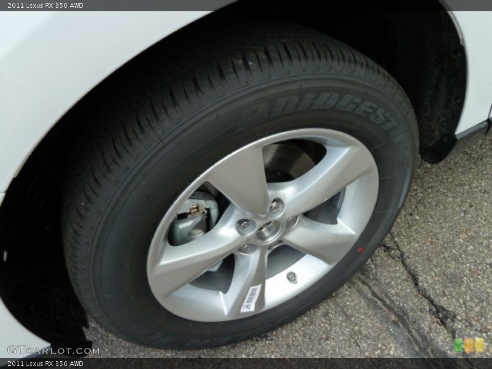 2011 Lexus RX 350 AWD Wheel and Tire Photo #52707828