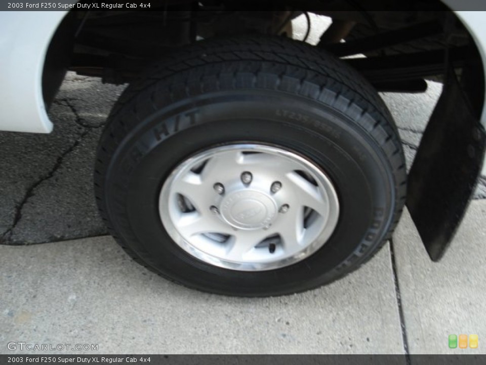 2003 Ford F250 Super Duty XL Regular Cab 4x4 Wheel and Tire Photo #52708611