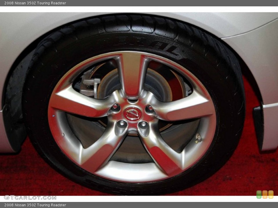 2008 Nissan 350Z Touring Roadster Wheel and Tire Photo #52713642