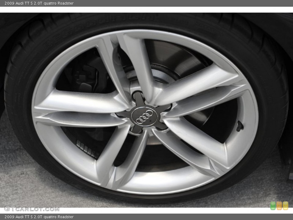 2009 Audi TT S 2.0T quattro Roadster Wheel and Tire Photo #52715517