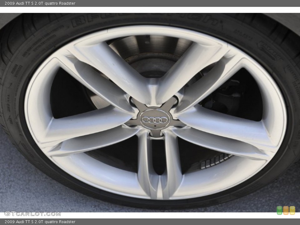 2009 Audi TT S 2.0T quattro Roadster Wheel and Tire Photo #52715562