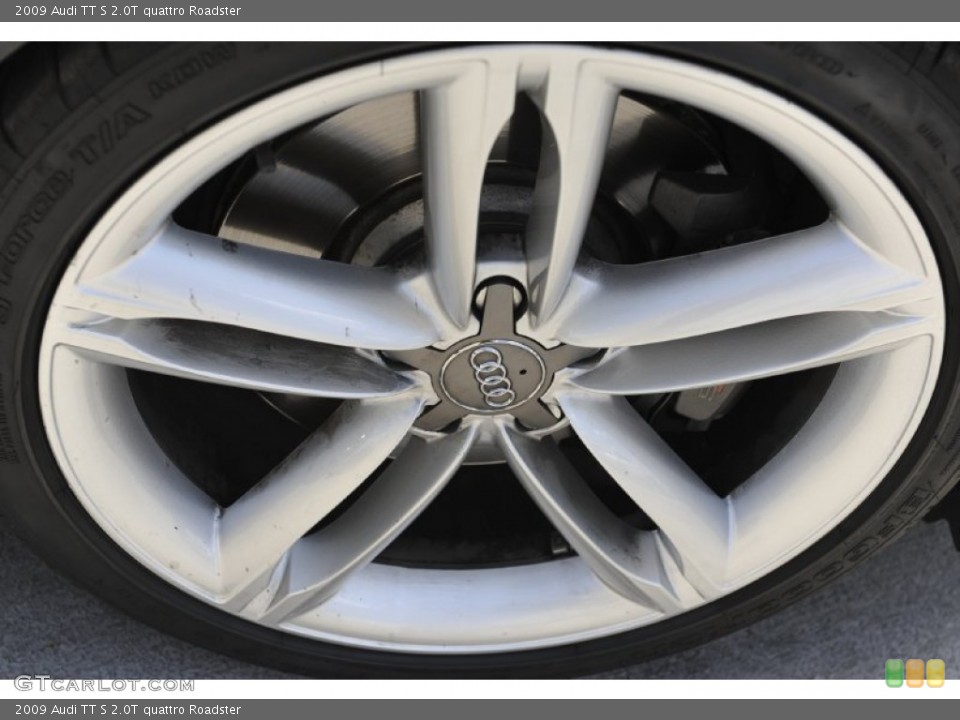 2009 Audi TT S 2.0T quattro Roadster Wheel and Tire Photo #52715592