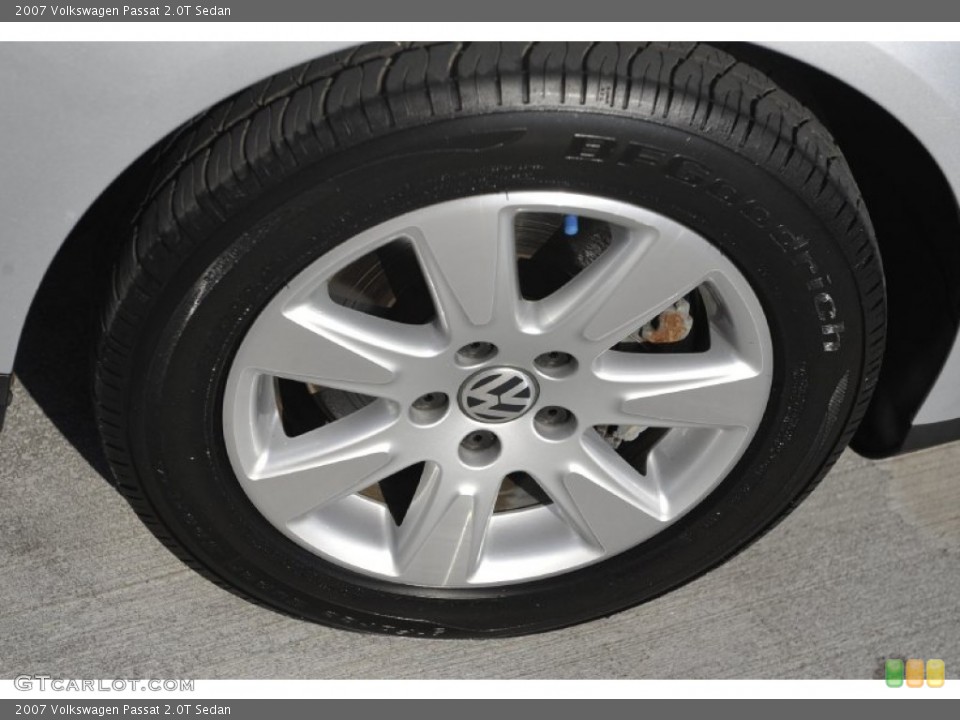 2007 Volkswagen Passat 2.0T Sedan Wheel and Tire Photo #52717731
