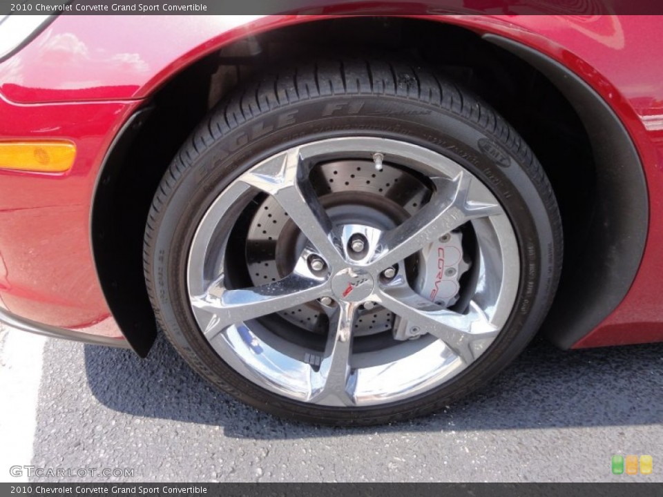 2010 Chevrolet Corvette Grand Sport Convertible Wheel and Tire Photo #52718997