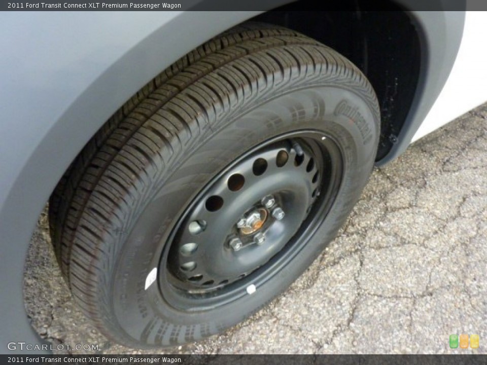 2011 Ford Transit Connect XLT Premium Passenger Wagon Wheel and Tire Photo #52719516