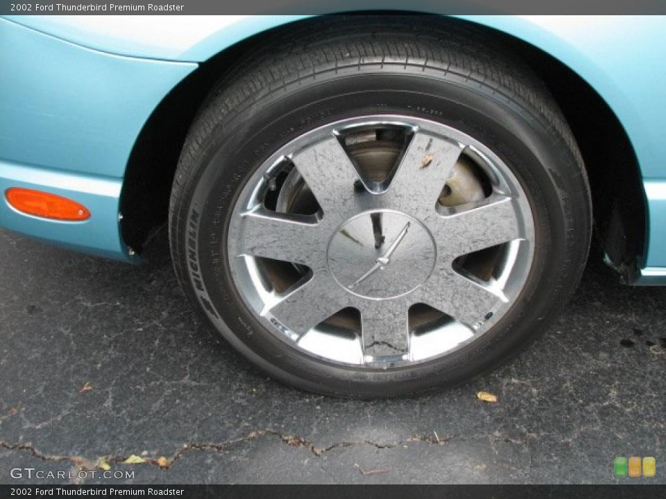 2002 Ford Thunderbird Premium Roadster Wheel and Tire Photo #52726180