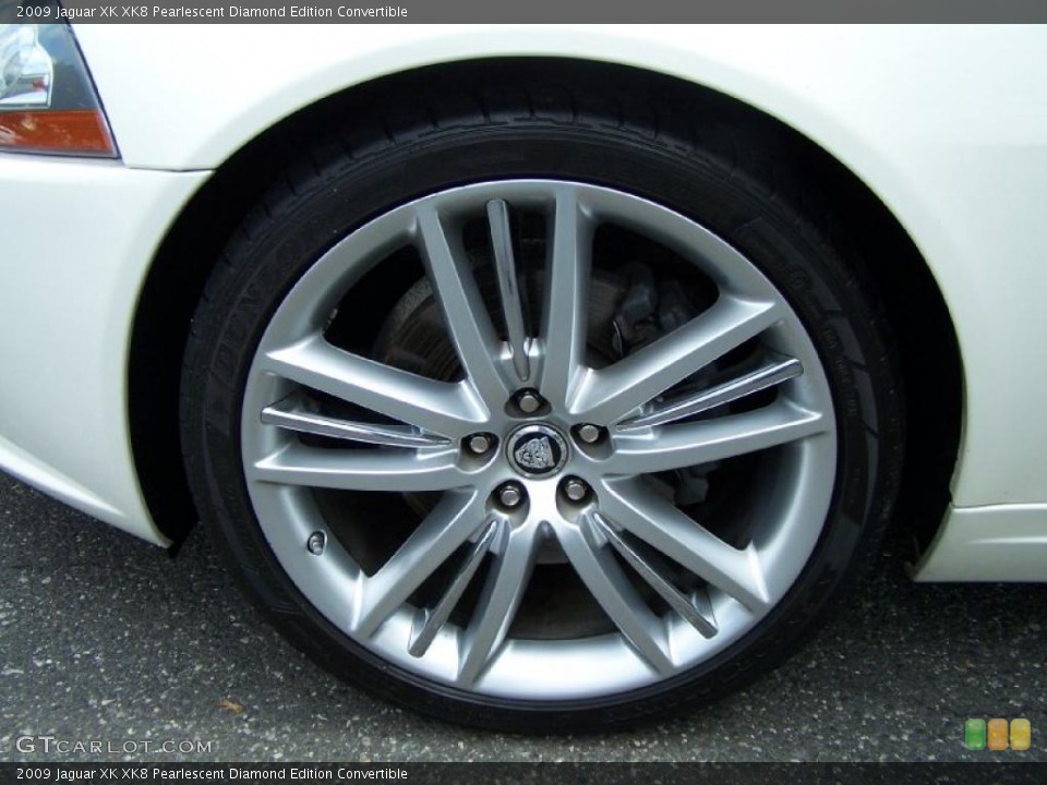 2009 Jaguar XK XK8 Pearlescent Diamond Edition Convertible Wheel and Tire Photo #52727640